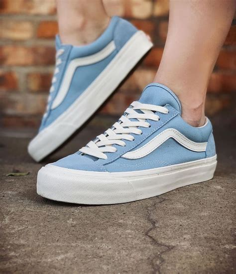 VANS VAULT OG STYLE 36 LX CANVAS/SUEDE (LIGHT BLUE)...-#vansshoes ...