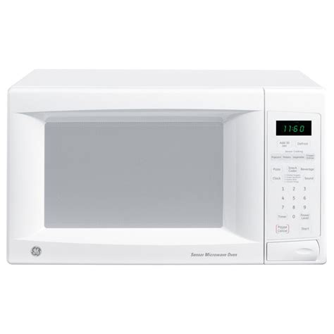 GE 1.1-cu ft 1100-Watt Countertop Microwave (White) in the Countertop Microwaves department at ...