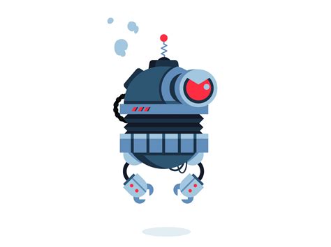 Evil Robot by The Point Studio on Dribbble