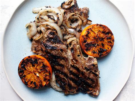 Grilled Yogurt-Marinated Lamb Shoulder Chops | Saveur