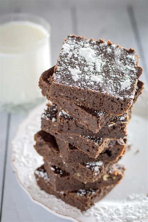 Avocado Brownies - Gluten Free! • Dishing Delish