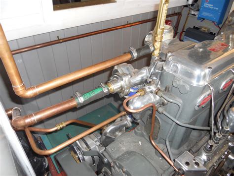 Harris & Watson Narrowboat Build: Engine calorifier and fuel pipework