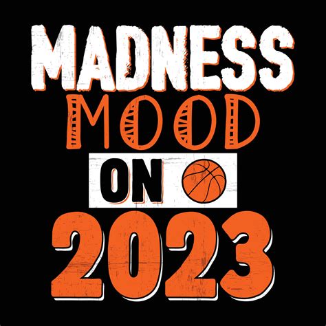 Madness mood on 2023 March Madness Basketball 20485290 Vector Art at ...