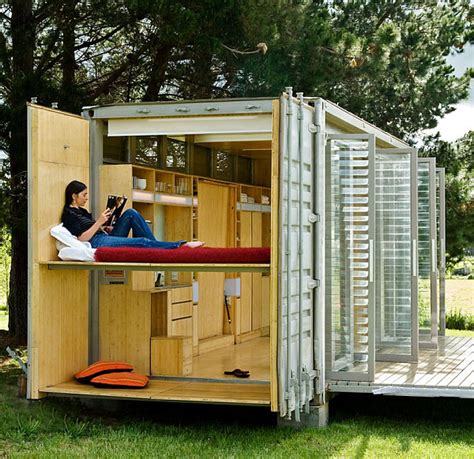 Compact and Sustainable Port-A-Bach Shipping Container Holiday Home ...