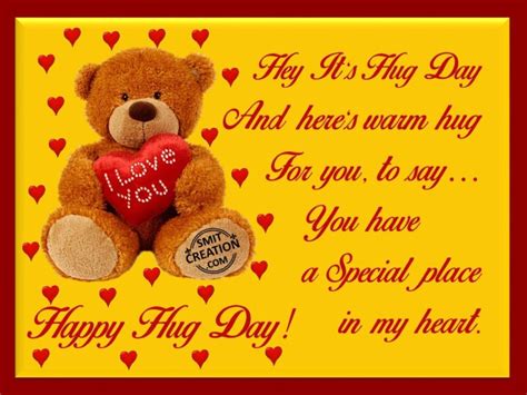 Happy Hug Day - SmitCreation.com