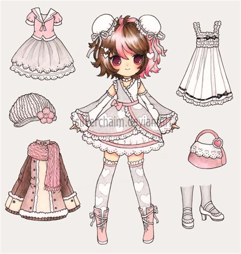 Paper Doll Adopt 2 (closed) by SilverChaim | Paper dolls, Paper dolls ...