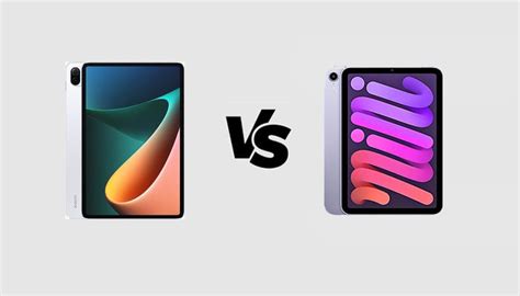 Xiaomi Mi Pad 5 Pro vs iPad Mini 6: Specs Comparison - Gizmochina