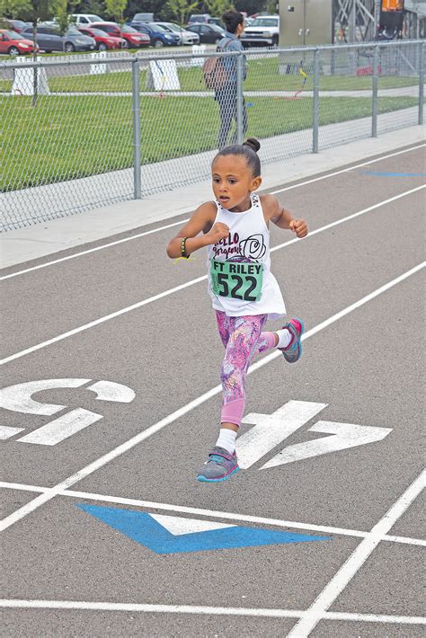 Little Kids Running Track