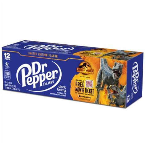 Dr Pepper® Dark Berry Soda Cans, 12 pk / 12 fl oz - Fry’s Food Stores