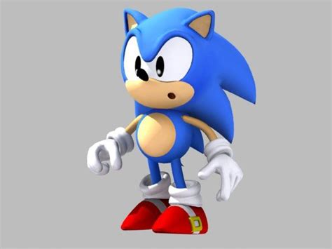 Rigged Classic Sonic Hedgehog 3D Max - 3D Model | Classic sonic, Sonic the hedgehog, Sonic