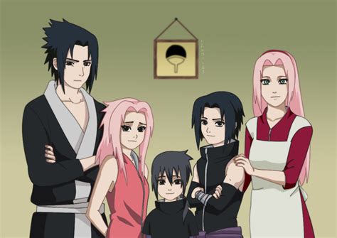 Fanpop - purplevampire's Photo: sasuke and sakura family