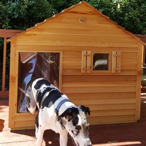 Custom Dog House for Giant Dog Breeds - Customize with AC, Heat, more