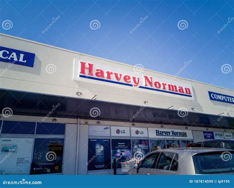 Harvey Norman Electronics Store at Botany Town Centre Editorial Image - Image of blue, chain ...