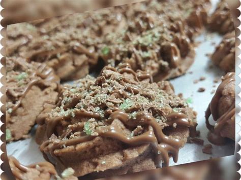 Chocolate Mint Biscuits recipe by Ashy.k