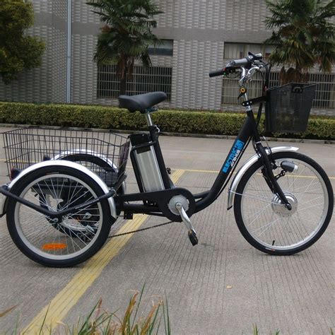 Big 3 Wheel Bicycle with Rear Basket for Elder - China Electric Bike and E-Tricycle