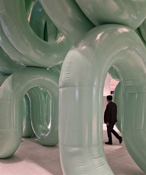 Axonometric View, Daegu South Korea, Art Connection, Giant Inflatable, Exhibition Space, French ...