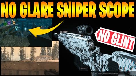 How To Snipe With No Glint Glare or Shine! Sniper Scopes Explained COD Warzone - YouTube