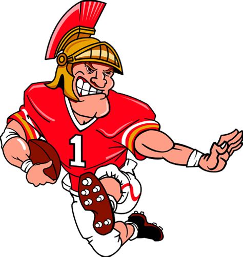 SignSpecialist.com – Mascots Decals - Trojan football player team ...