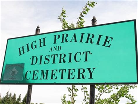 High Prairie and District Cemetery - High Prairie, Alberta - Worldwide Cemeteries on Waymarking.com