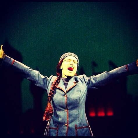 Idina Menzel as Elphaba. | Newsies, Musicals, Idina menzel