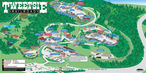 Tweetsie Railroad Park Map - Tweetsie Railroad LaneBlowing Rock NC USA ...