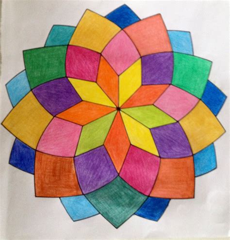 Mandala 22 | Mandala sencilla, Dibujos abstractos, Pinturas