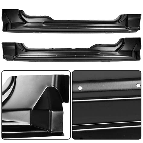 Left & Right Outer Rocker Panels For 2004-2008 Ford F-150 2 Door ...