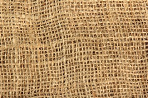 Premium Photo | Natural burlap background close-up. fabric background