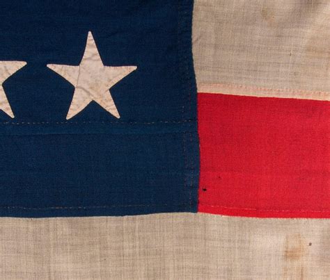 38 Star Indian Wars Era Infantry Battle Flag, Colorado Statehood, 1876 ...