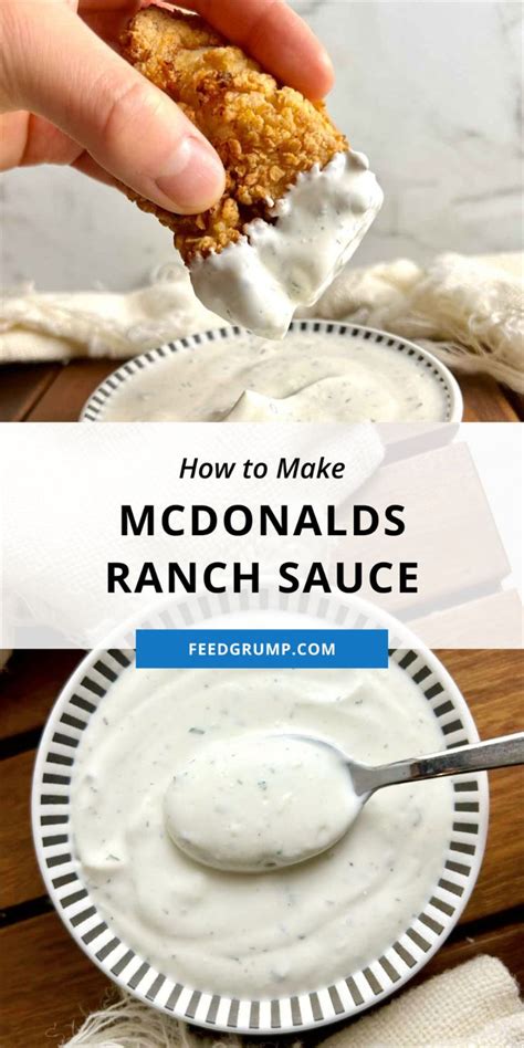 Copycat McDonald's Ranch Recipe | Recipe in 2024 | Ranch recipe ...