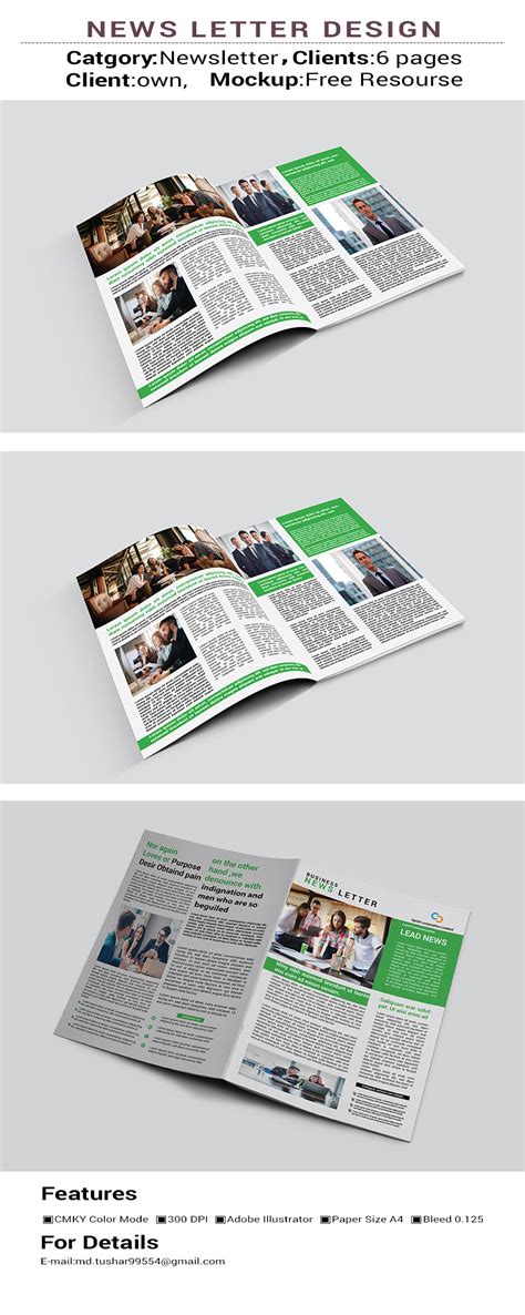 News Letter Design on Behance