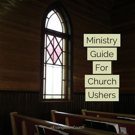 The Ministry Of Church Ushers: A Starter's Guide To Usher Ministry ...