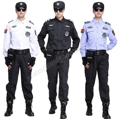 Hot Selling Customize Security Uniform Set Guard Security Guards ...