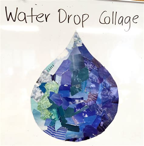 Water Drop Collage | Art Projects for Kids | Bloglovin’