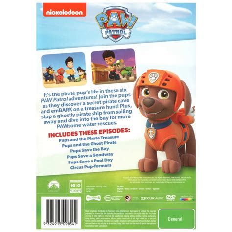 Paw Patrol: Pups and the Pirate Treasure | DVD | BIG W