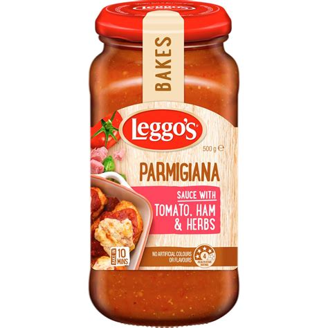 Leggo's Parmigiana Sauce Tomato Ham & Herbs 500g | Woolworths