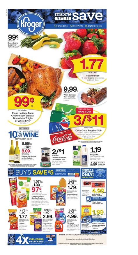 Kroger Weekly Ad, Kroger Ad Specials