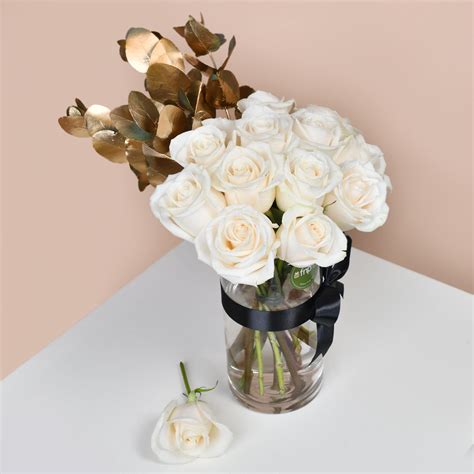 White Roses Arrangement Delivery in Singapore - FNP SG