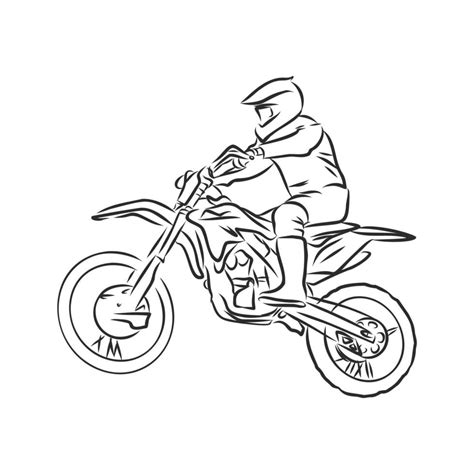 mountain bike vector sketch 11092626 Vector Art at Vecteezy