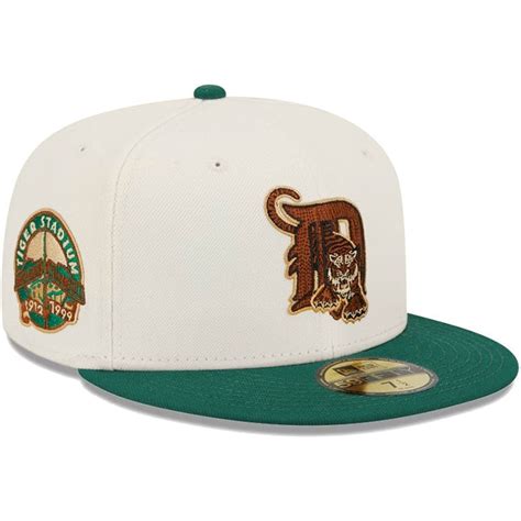 New Era Detroit Tigers Chrome/Green Tiger Stadium 2023 59FIFTY Fitted