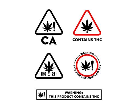 California Cannabis Warning Signs vector 4608141 Vector Art at Vecteezy