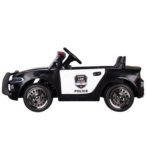 Kids Electric 12v Ride on Police Car with Parental Remote Control