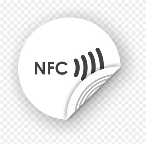 Picture Of Nfc Sticker 50mm With Text, - Nfc Logo Png, Transparent Png ...