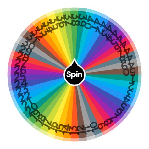 1-50 | Spin The Wheel App