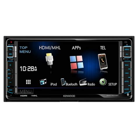 Kenwood DMX750WBT Double-DIN In-Dash Car Stereo - Walmart.com - Walmart.com