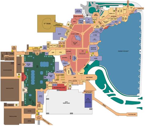 Bellagio Hotel Map in 2021