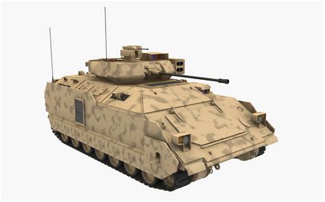 m3a3 bradley apc 3d model