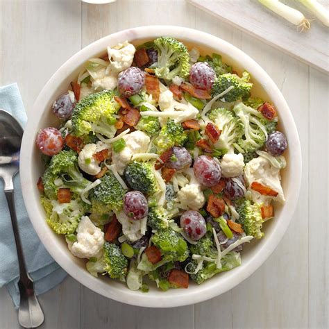 Healthy Cauliflower Broccoli Salad