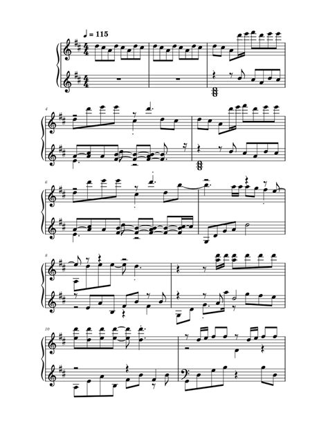 Euphoria – BTS Euphoria – Tony Ann Sheet music for Piano (Solo ...