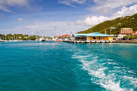 St. Thomas, USVI - Leaving Red Hook Ferry Terminal Editorial Stock ...